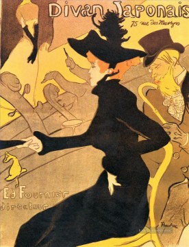 Henri de Toulouse Lautrec Werke - Divan Japonais 1893 Toulouse Lautrec Henri de